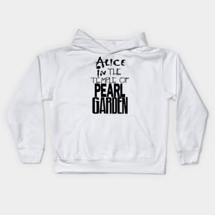 Alice in The Temple Of Pearl Garden Black Kids Hoodie